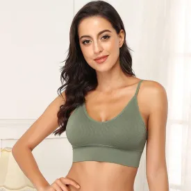 1 or 2 Piece U Type Backless Bra Push Up Bralette Brassiere Seamless Bra