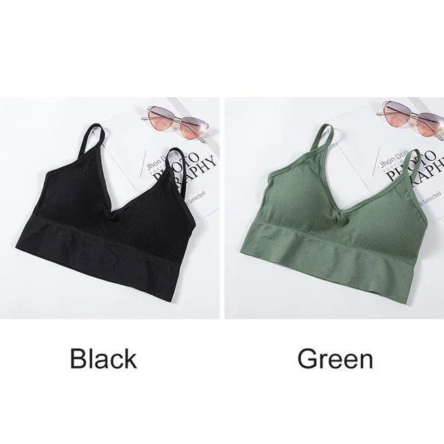 1 or 2 Piece U Type Backless Bra Push Up Bralette Brassiere Seamless Bra