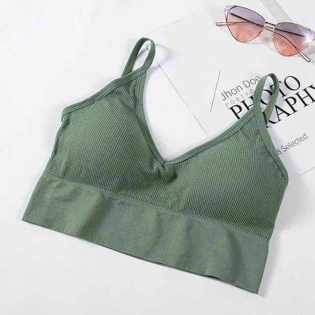 1 or 2 Piece U Type Backless Bra Push Up Bralette Brassiere Seamless Bra