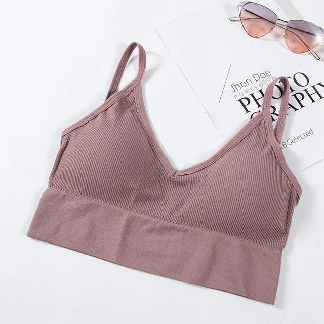 1 or 2 Piece U Type Backless Bra Push Up Bralette Brassiere Seamless Bra