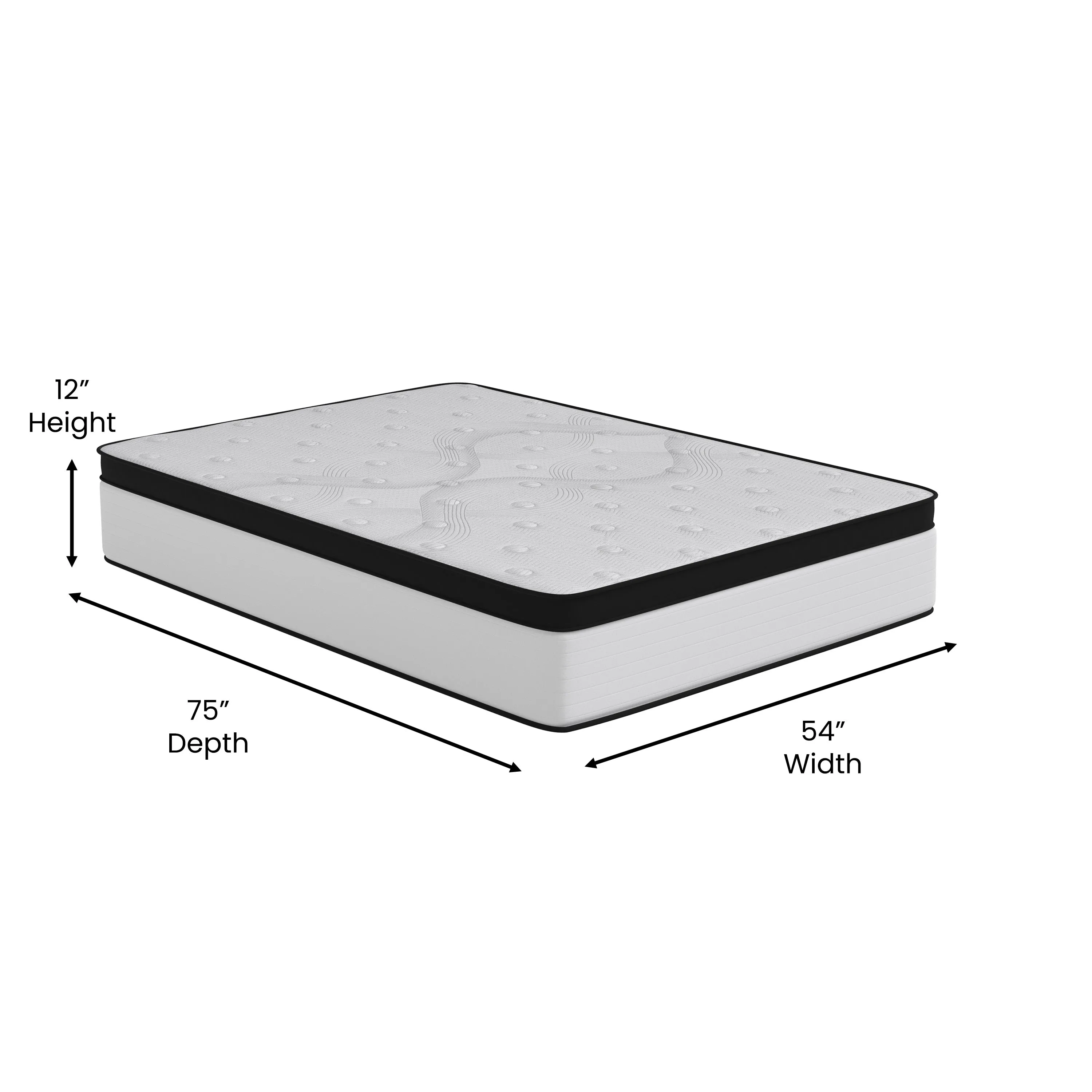 12in Pocket Mattress-Full CL-FR231-12-F-GG