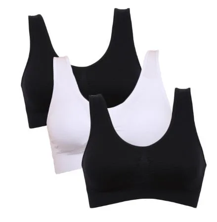 3pcs Set Seamless Push Up Bra