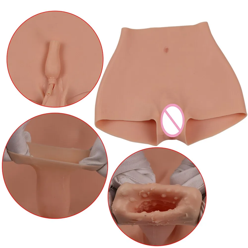 7th Pussy Silicone Vagina Panties For Crossdresser