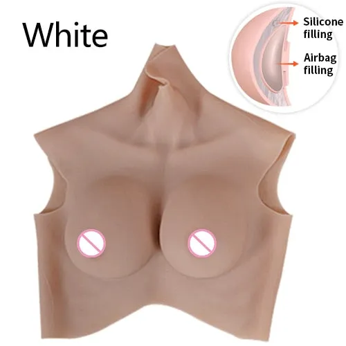 8th Breast Forms With Back Zipper Breast Plate