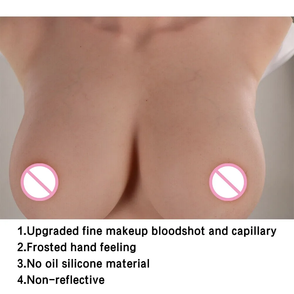 8th Breast Forms With Back Zipper Breast Plate