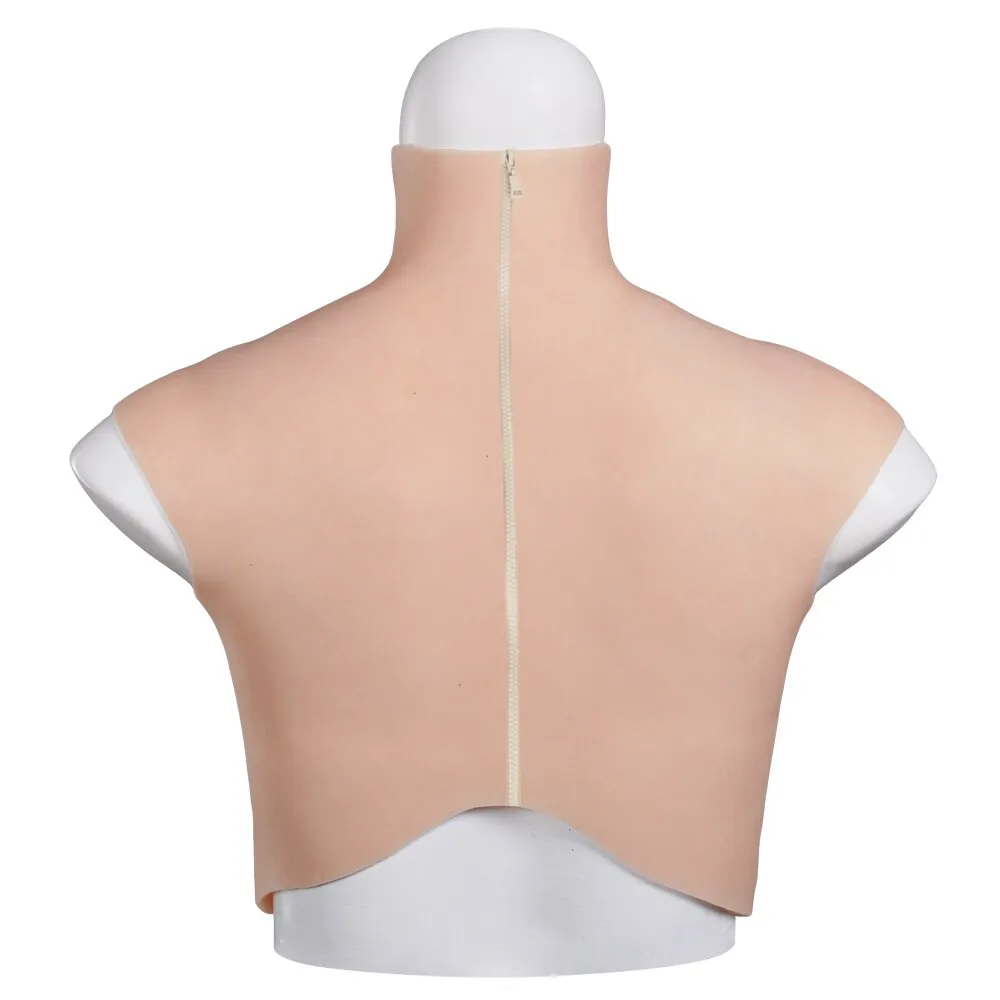 8th Breast Forms With Back Zipper Breast Plate