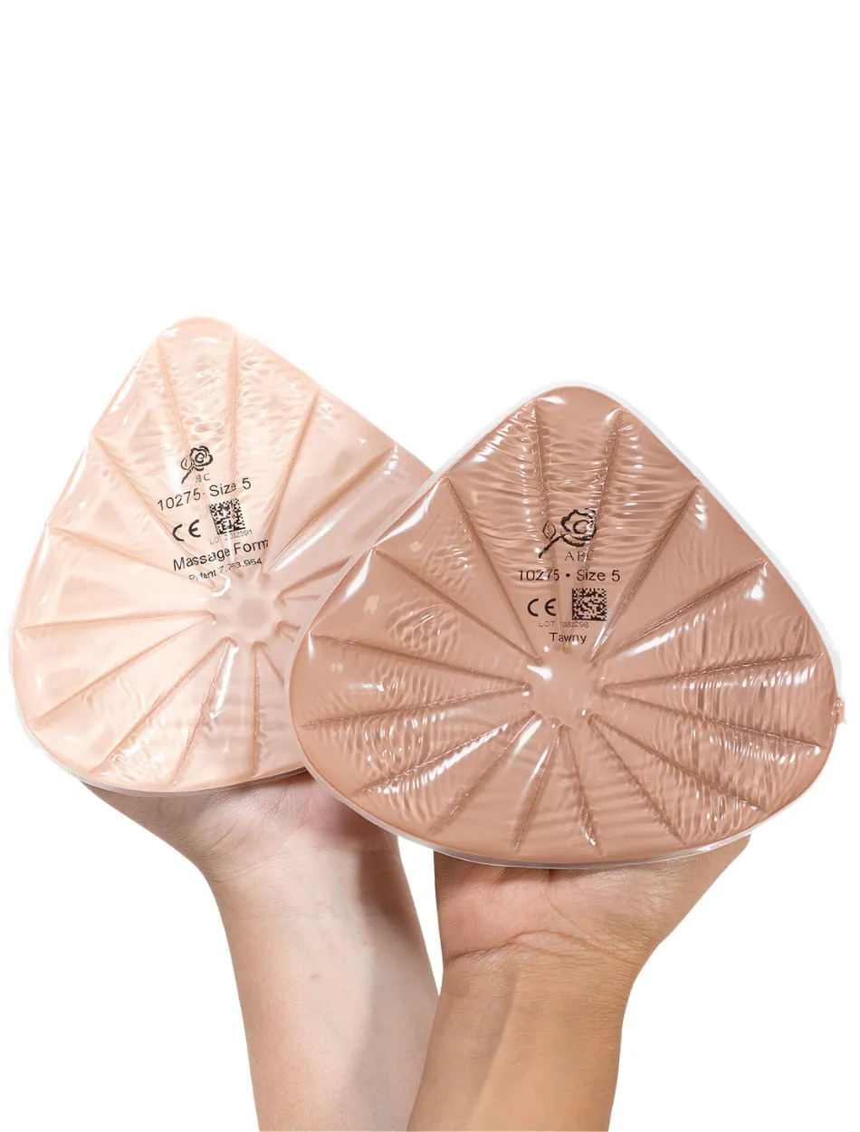 ABC Super Soft Massage Form Shaper Form Blush | Blush Super Soft Breast Form | Super Soft Breast Prosthesis