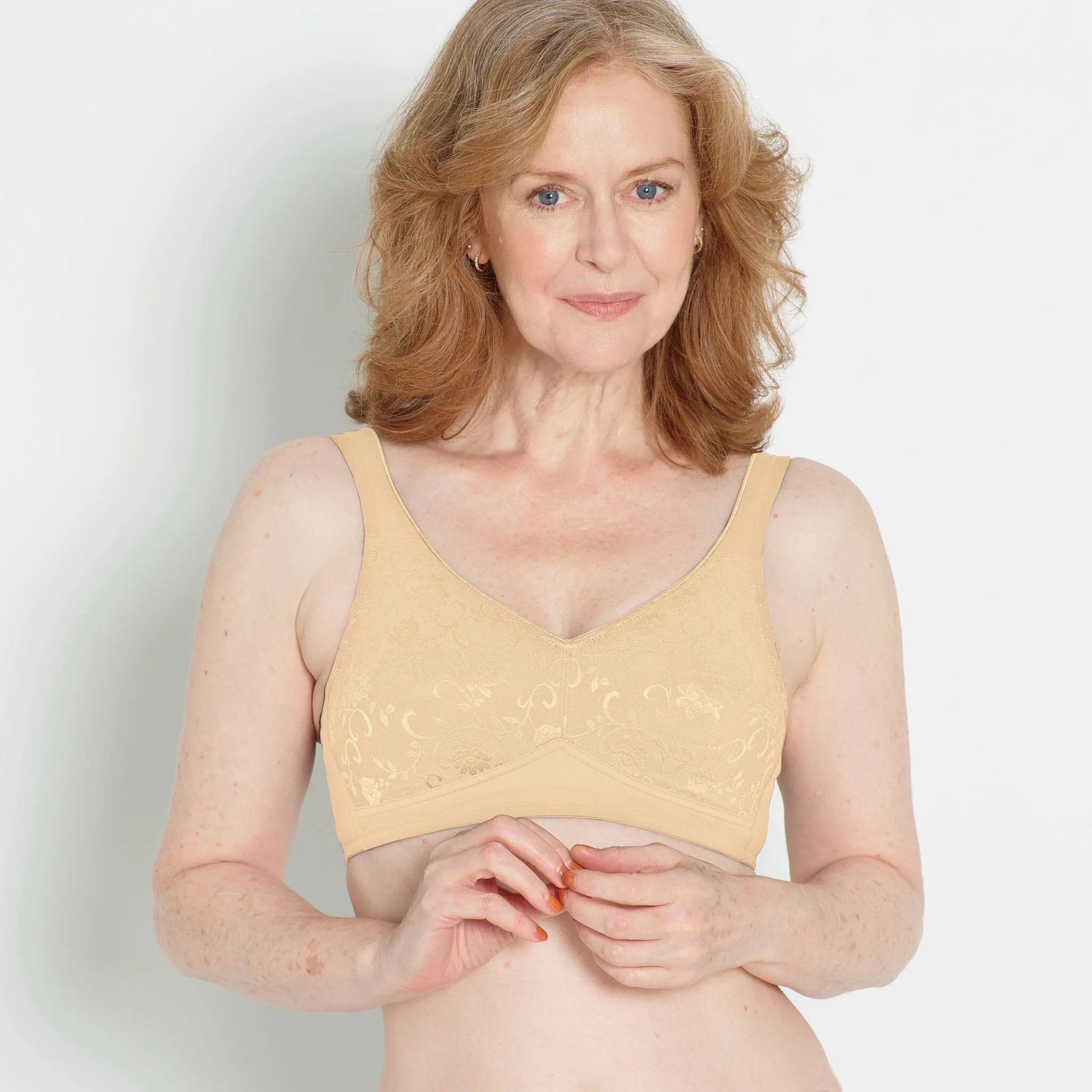 All Over Lace Microfiber Mastectomy Bra