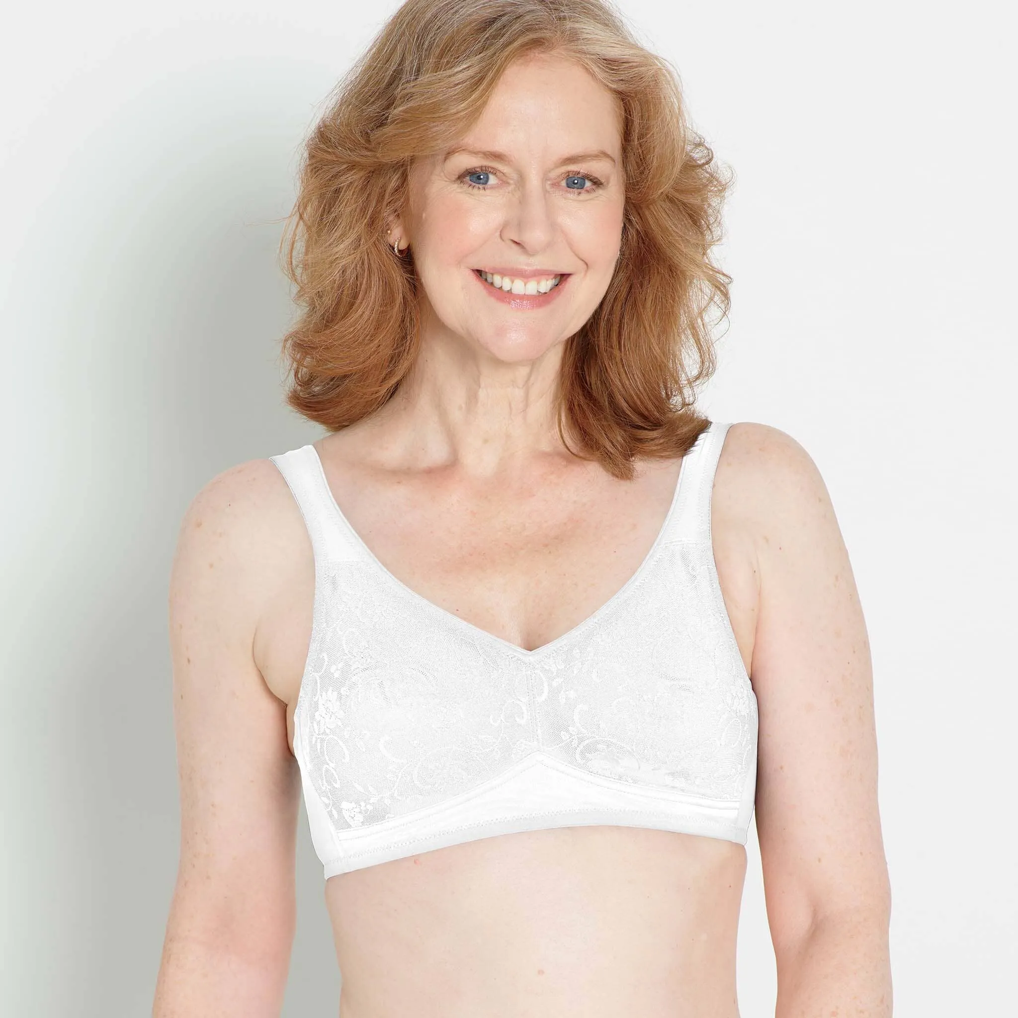 All Over Lace Microfiber Mastectomy Bra