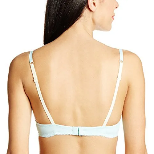 Amante Padded Wired Demi Cup Bra (BFSY01_Vanilla Bean and Mint_32C)