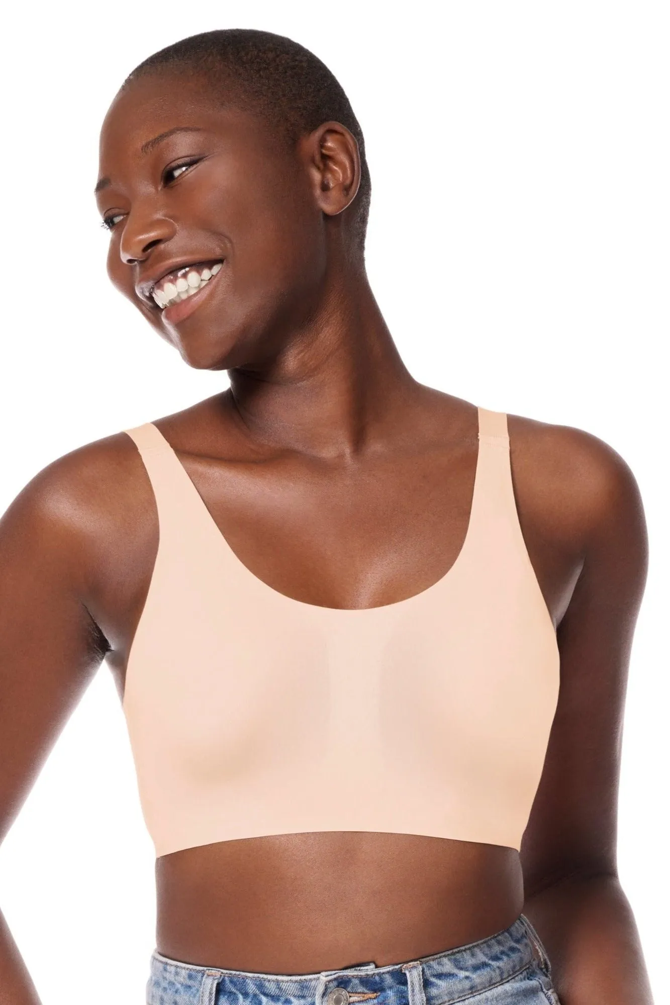 Amoena Aylin Seamless Mastectomy Bra - Blush