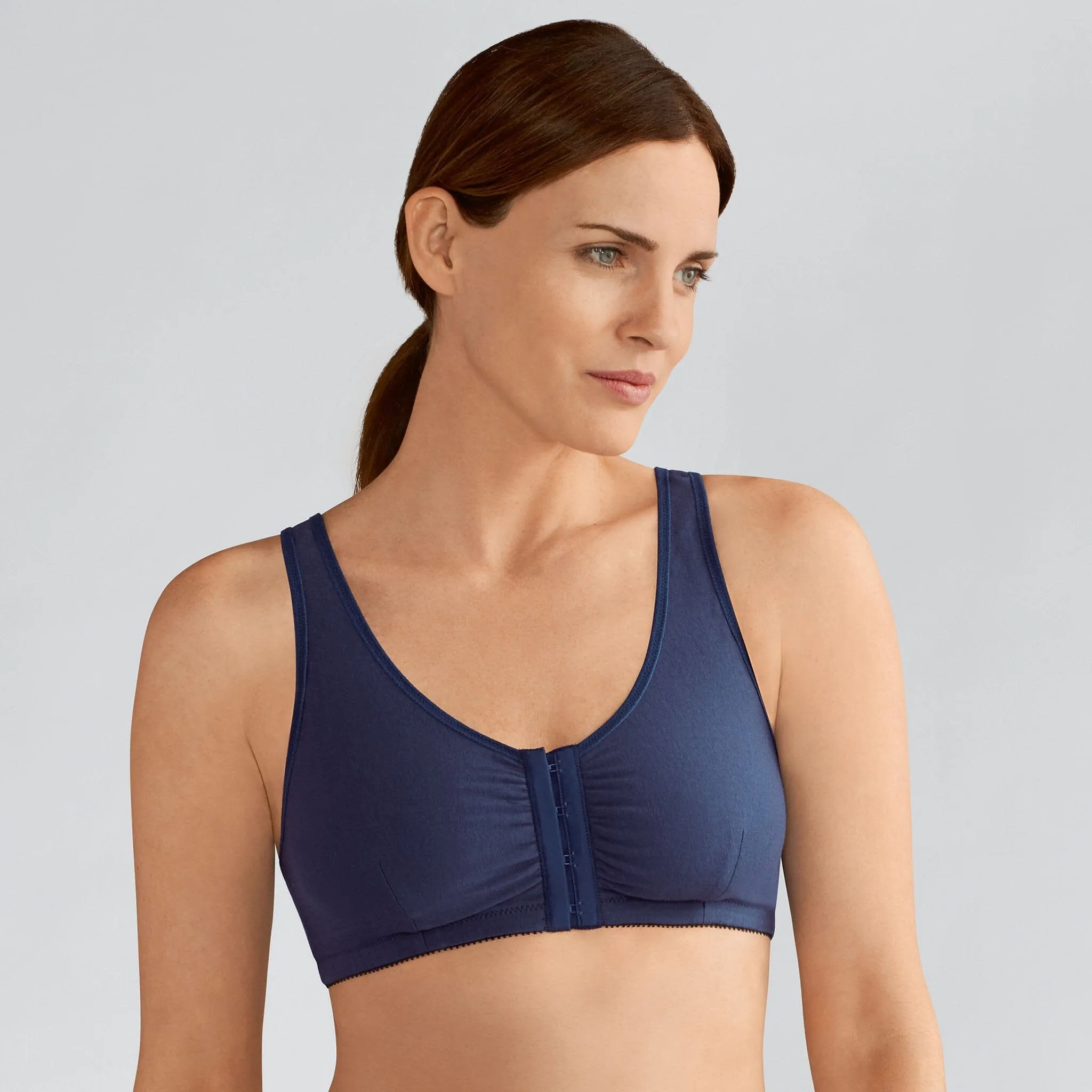 Amoena® Frances Wire-Free Leisure Bra Navy