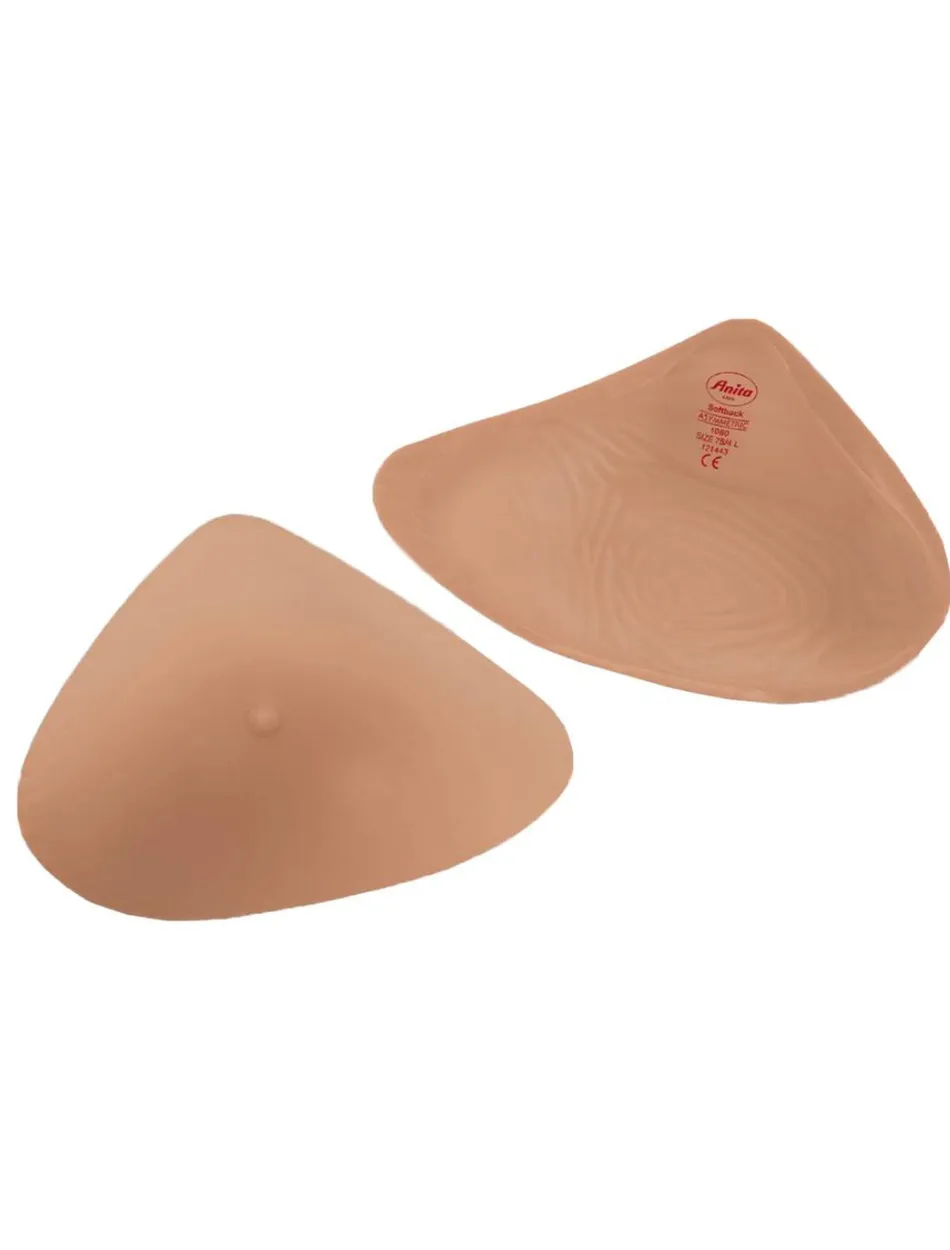 Anita Softback Lightweight Breast Form Asymmetric Left Side, Sand | Left Side Breast Form