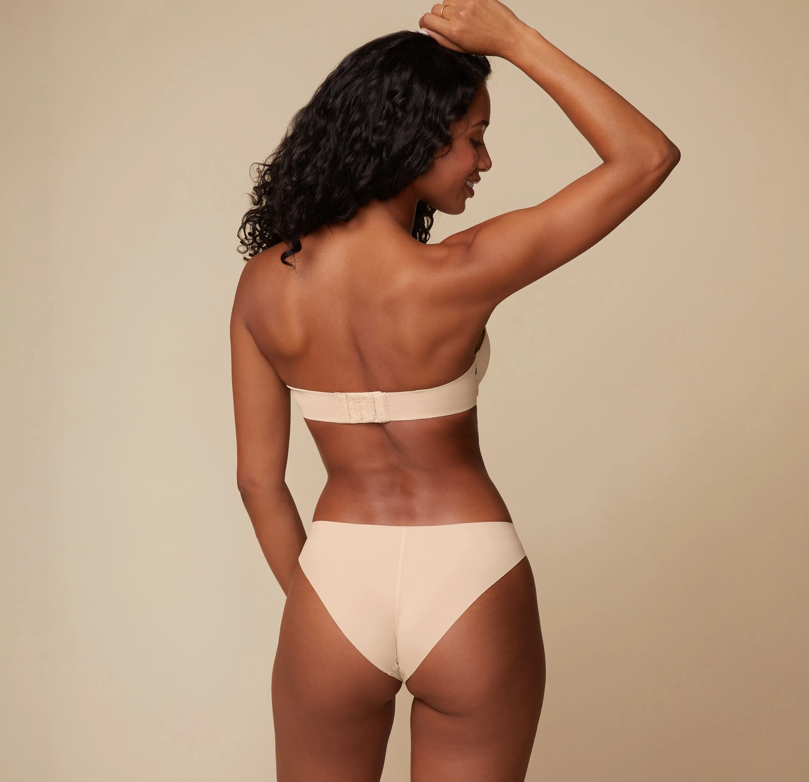 Base Strapless Bra - Beige