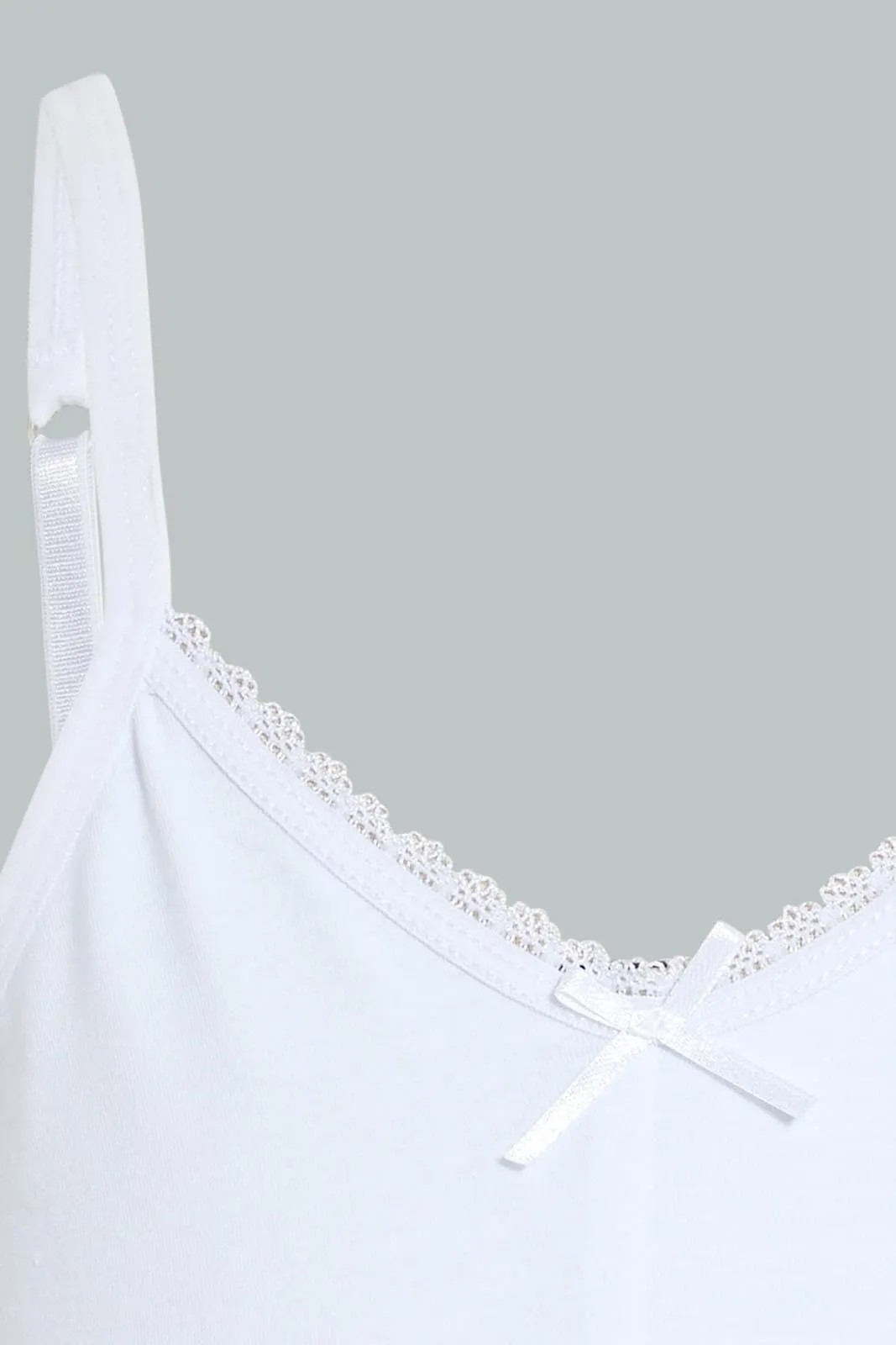 Beige And White Bra For Senior Girls (Pack of 2)