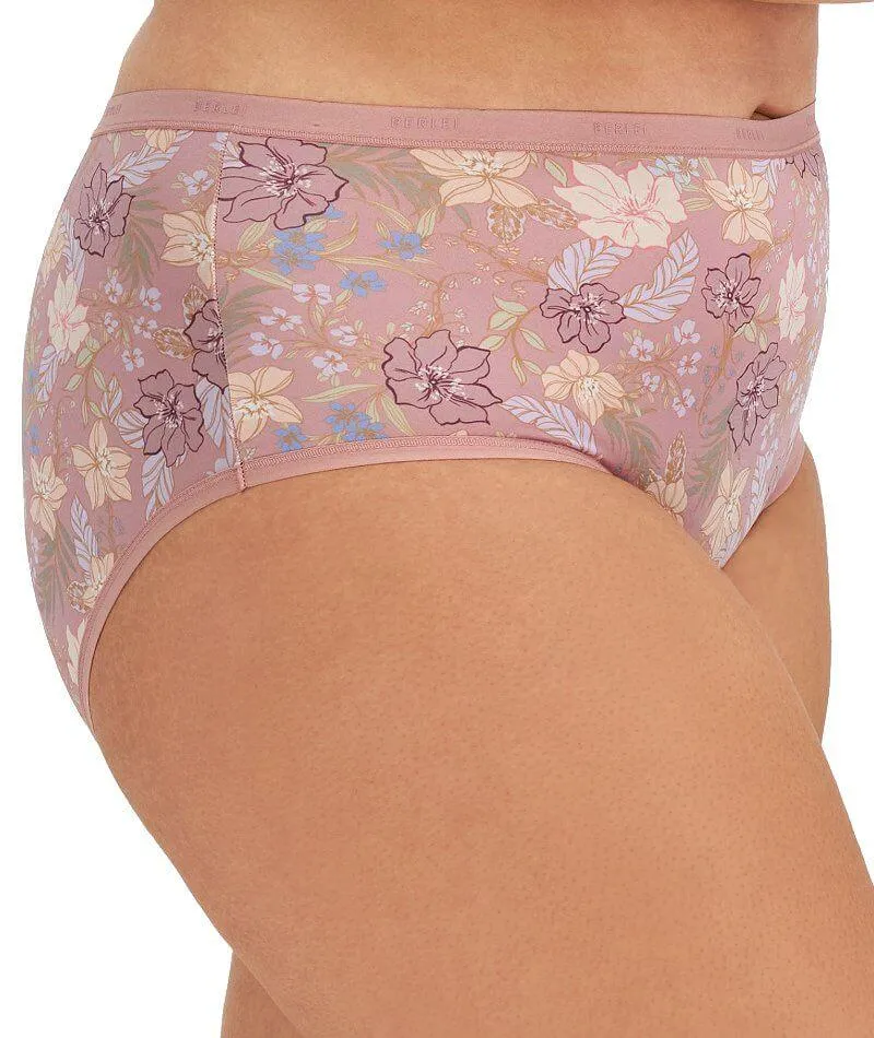 Berlei Lift & Shape Print Full Brief - Pink Floral