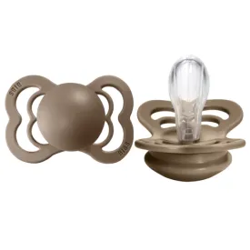 Bibs Supreme Collection Silicone Pacifier 2pk - Dark Oak