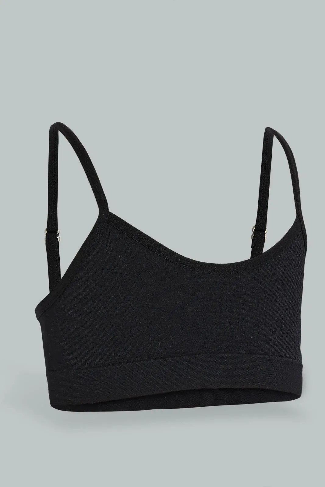 Black Comfort Bra For Senior Girls (Pack of 2)