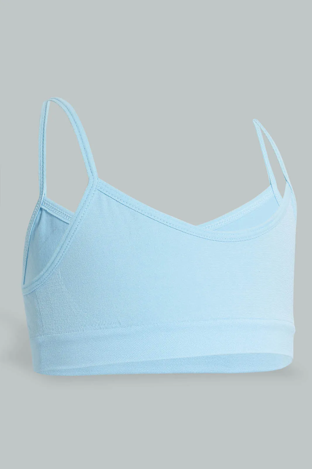 Blue And White Comfort Bra For Senior Girls (Pack of 2)