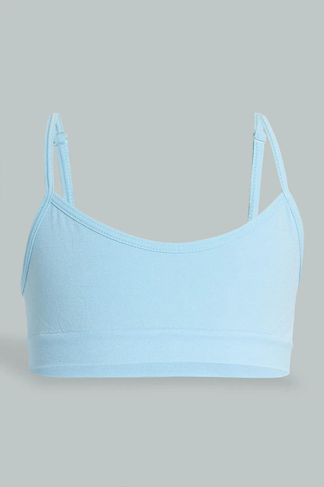 Blue And White Comfort Bra For Senior Girls (Pack of 2)