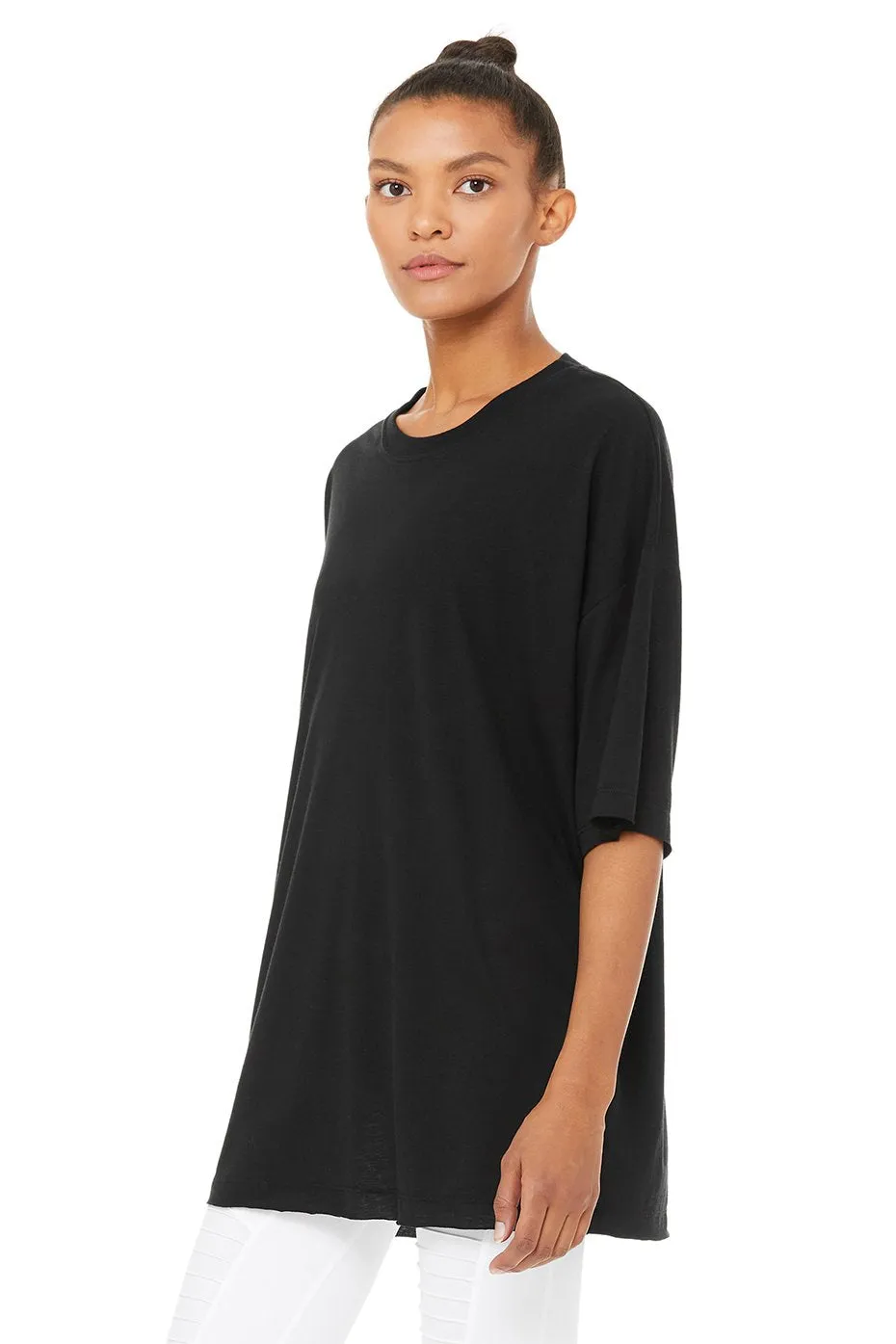 Boyfriend Short Sleeve Tee - Black