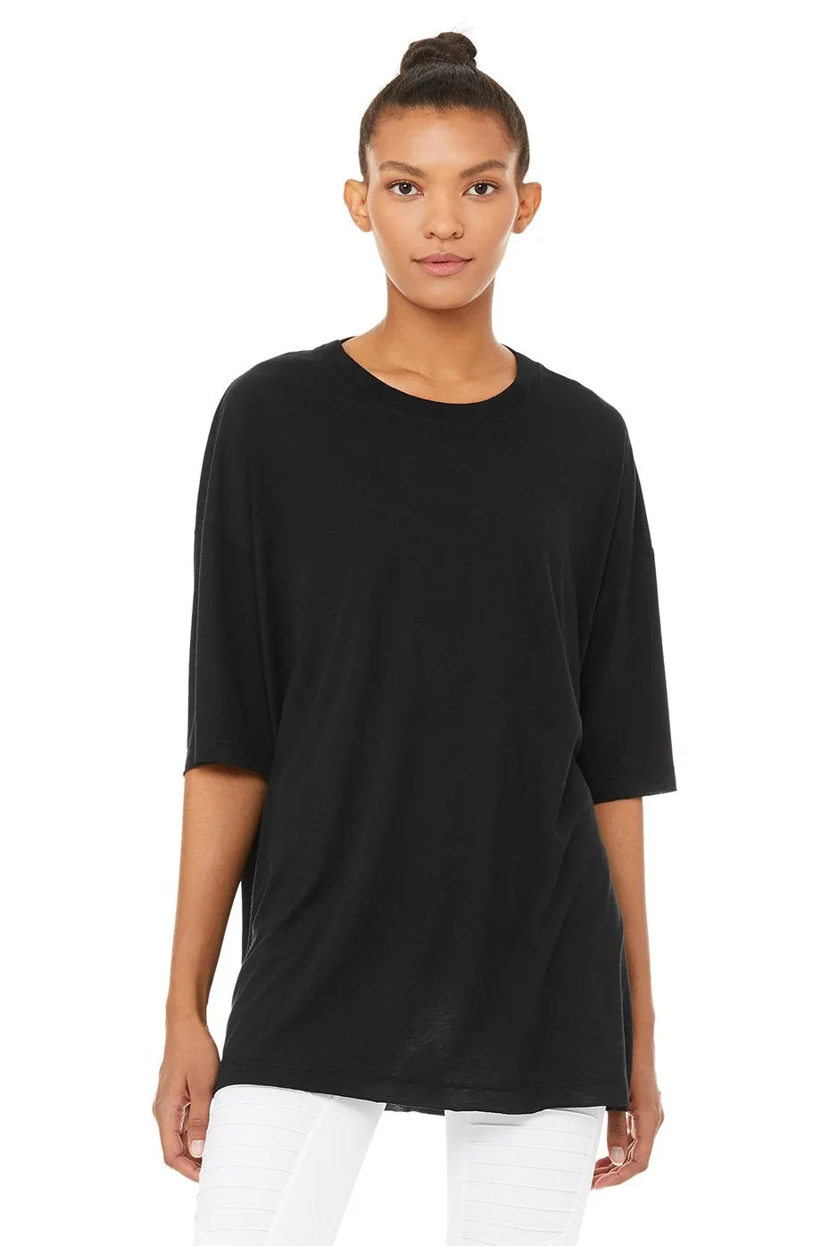 Boyfriend Short Sleeve Tee - Black