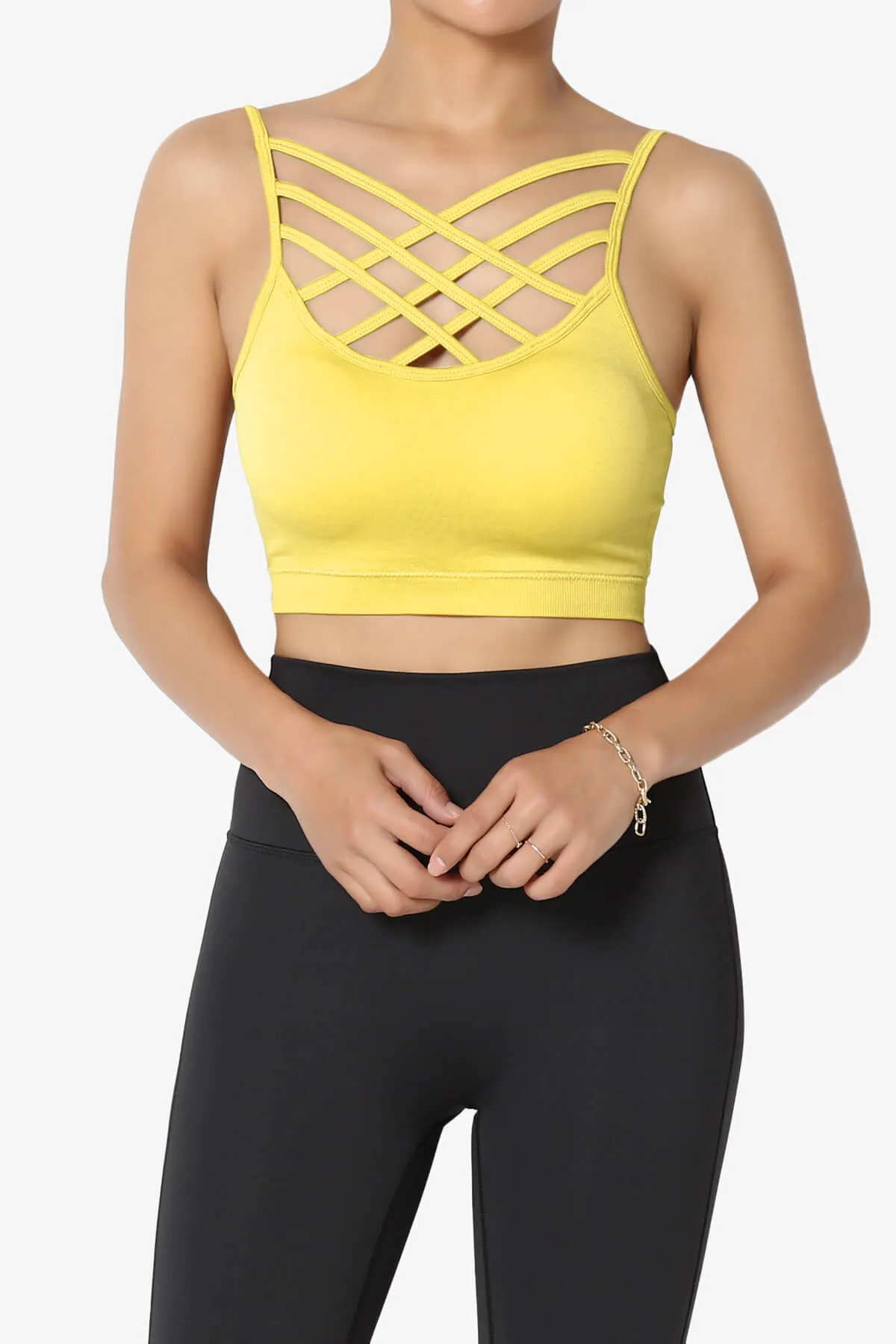 Cally Padded Crisscross Bralette PLUS MORE COLORS