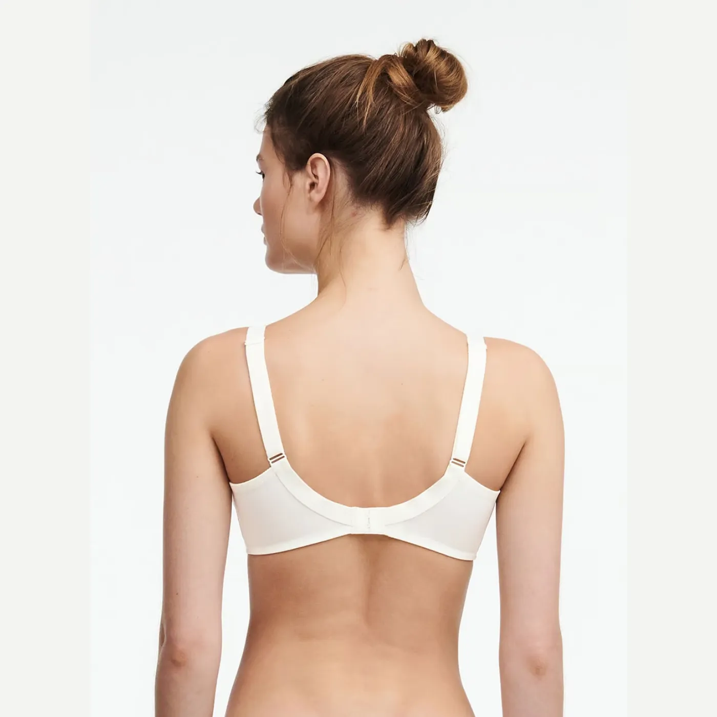 Chantelle Hedona Seamless Unlined Minimiser Bra | White