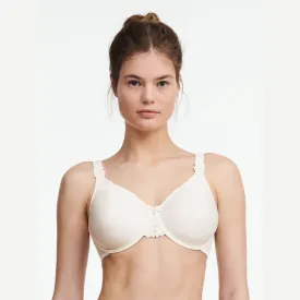 Chantelle Hedona Seamless Unlined Minimiser Bra | White