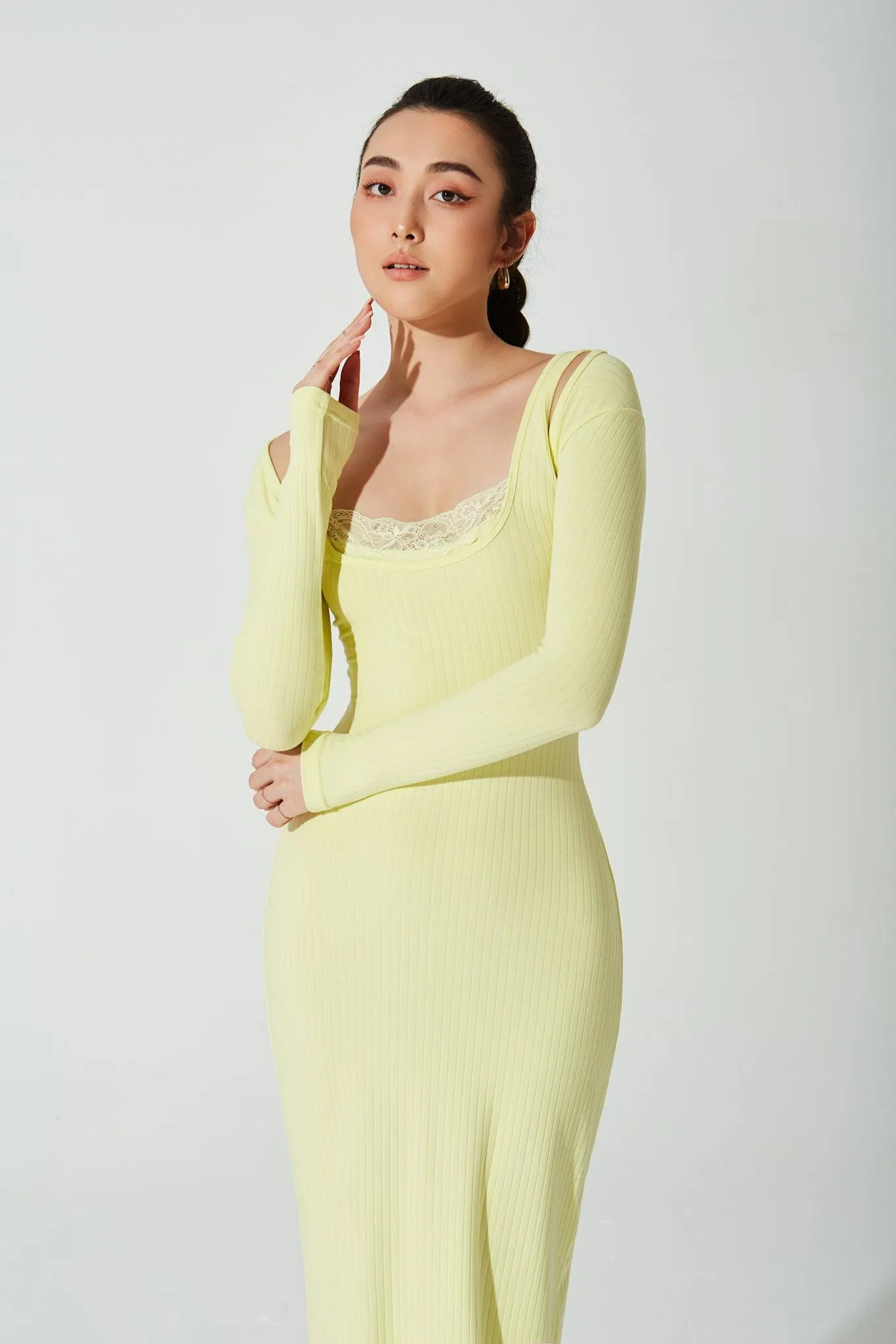 Classic Bolero Crop - Lemon