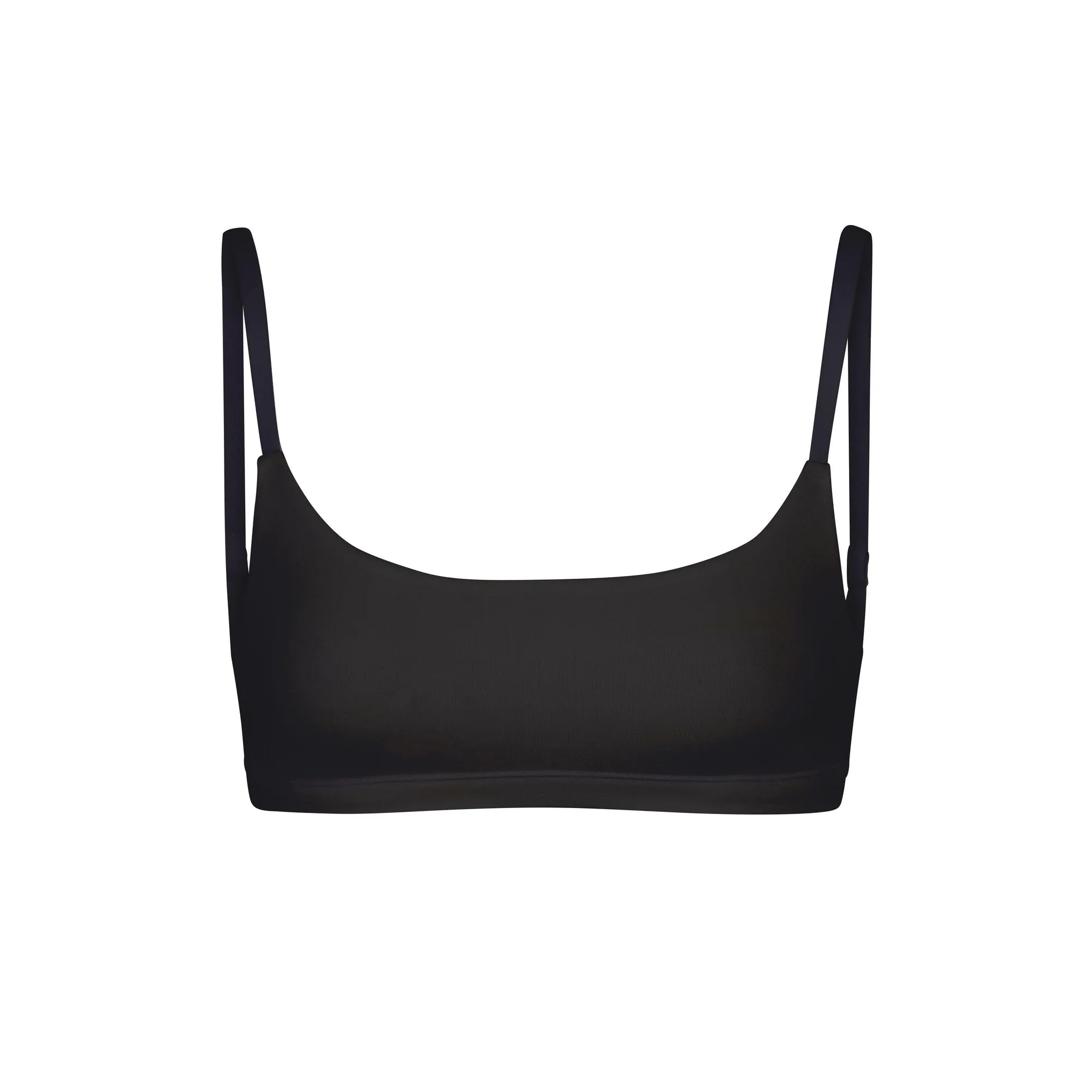 COTTON JERSEY SCOOP BRALETTE | SOOT