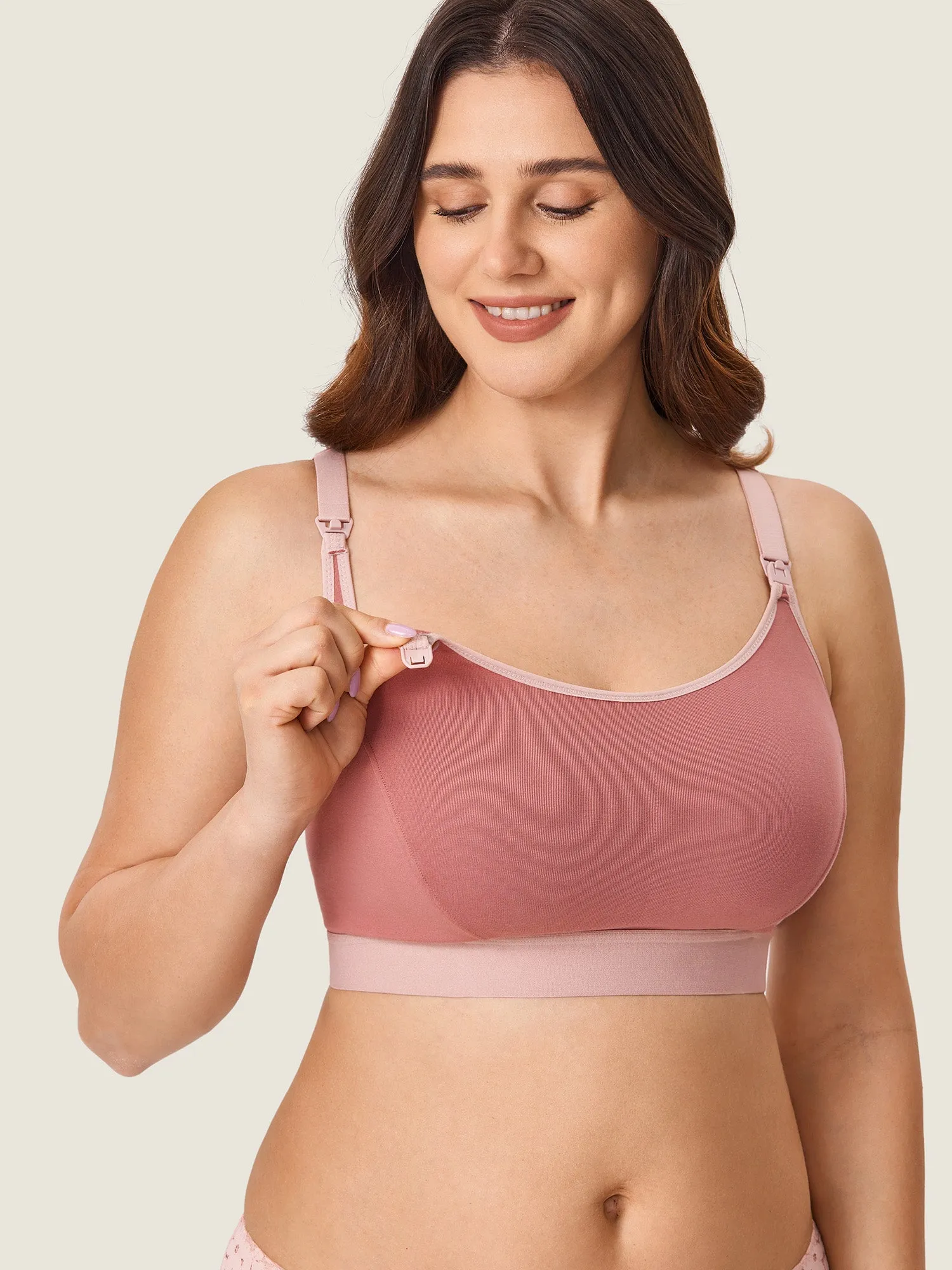 Cotton Plus Size Nursing Sport Bra