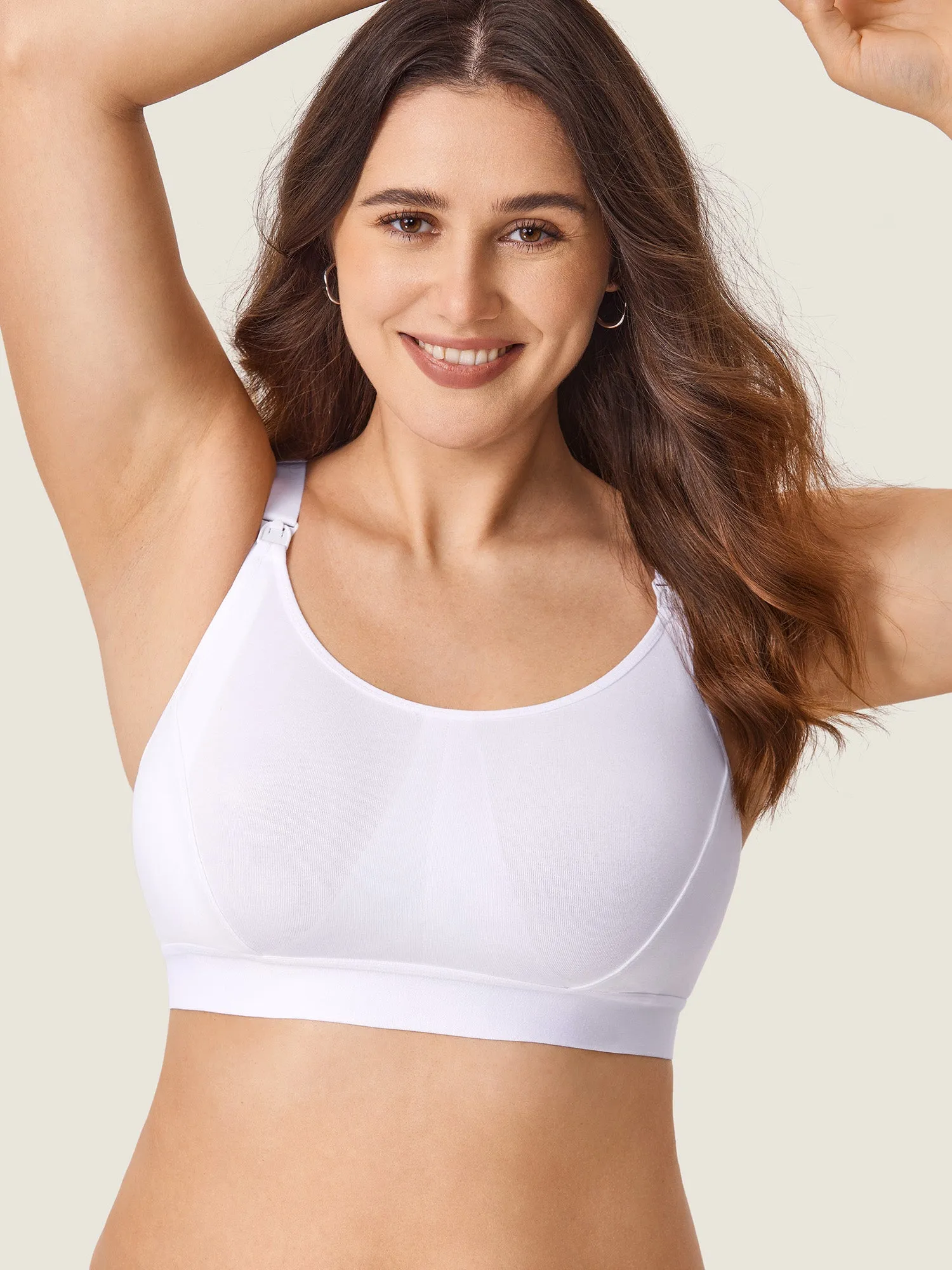 Cotton Plus Size Nursing Sport Bra