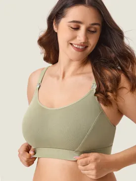 Cotton Plus Size Nursing Sport Bra