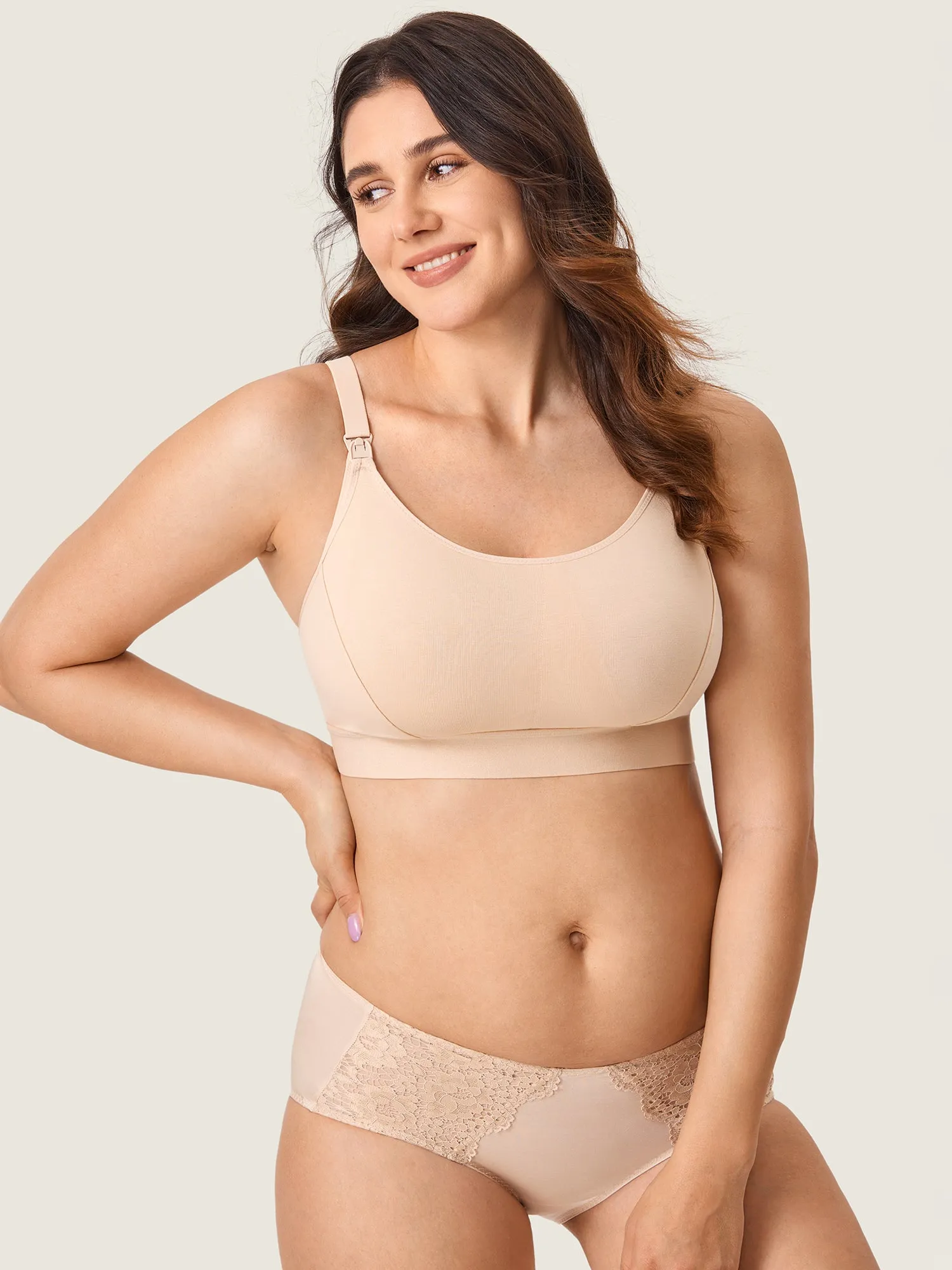 Cotton Plus Size Nursing Sport Bra