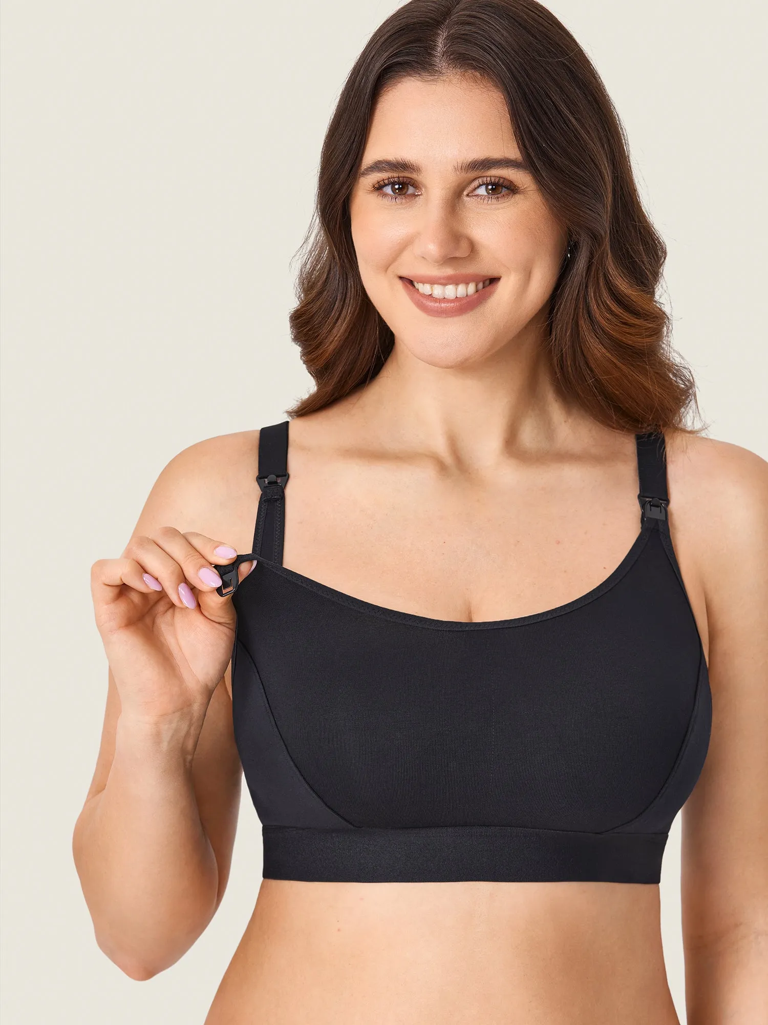 Cotton Plus Size Nursing Sport Bra