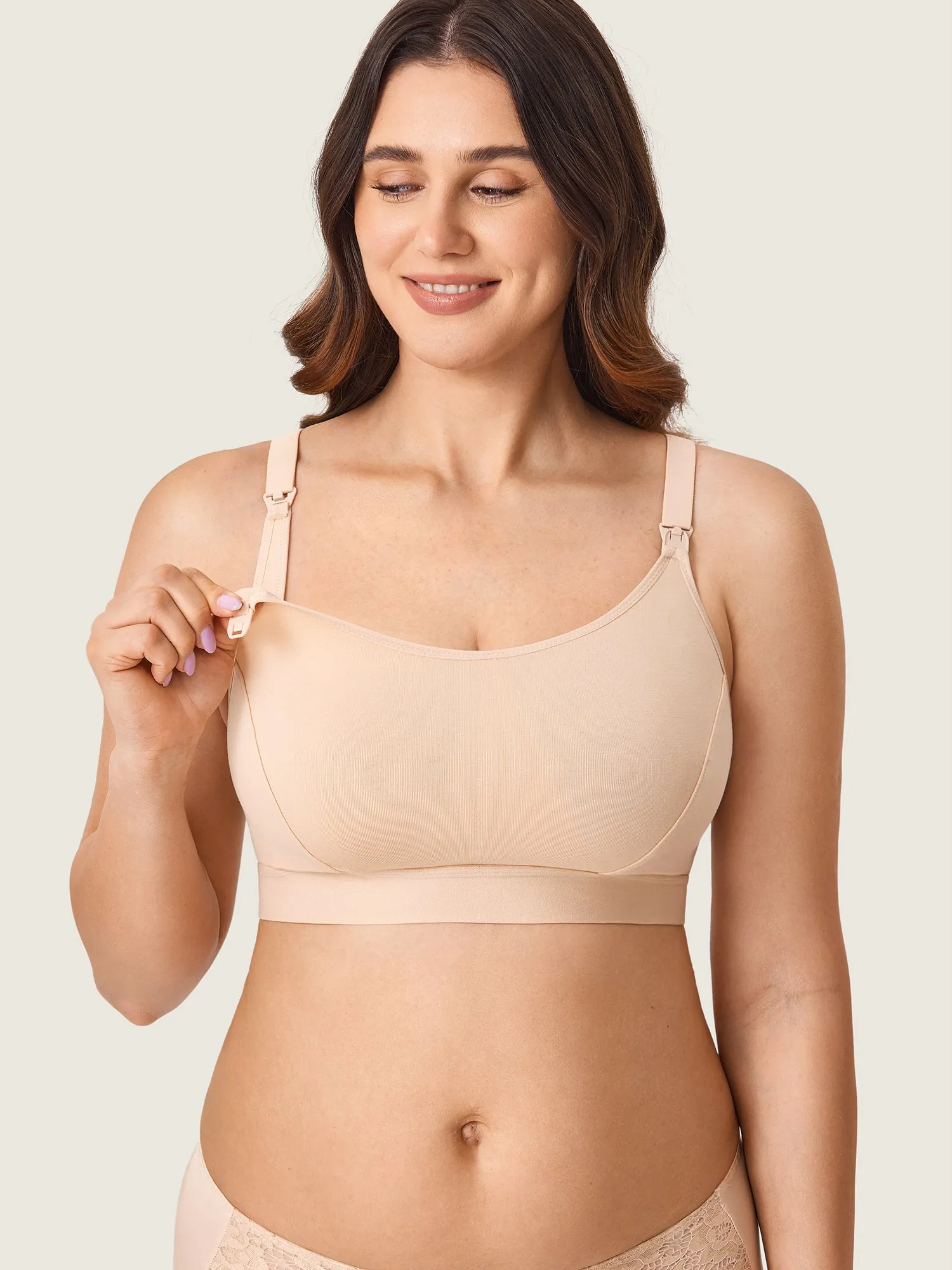 Cotton Plus Size Nursing Sport Bra