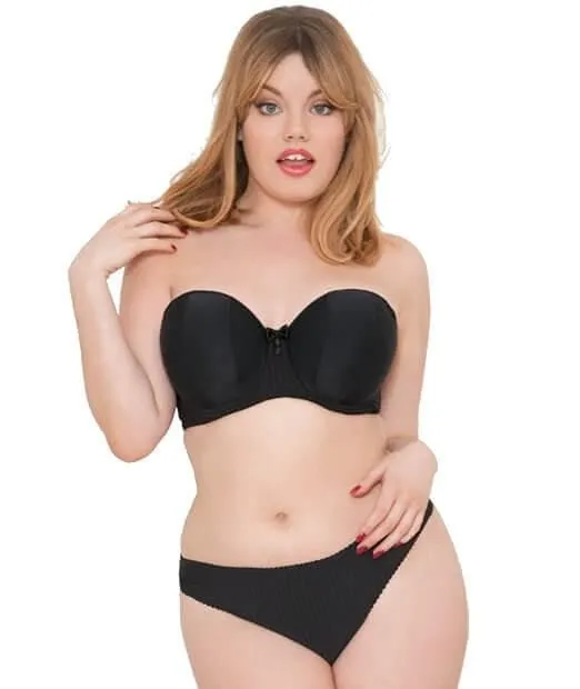 Curvy Kate Luxe Strapless Bra - Black