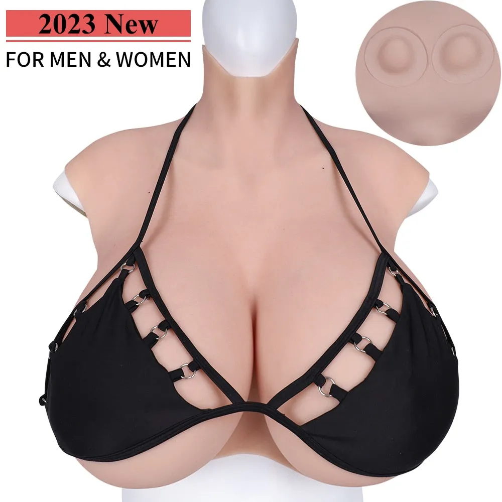 Fake Breast Plate Silicone Boobs Sissy