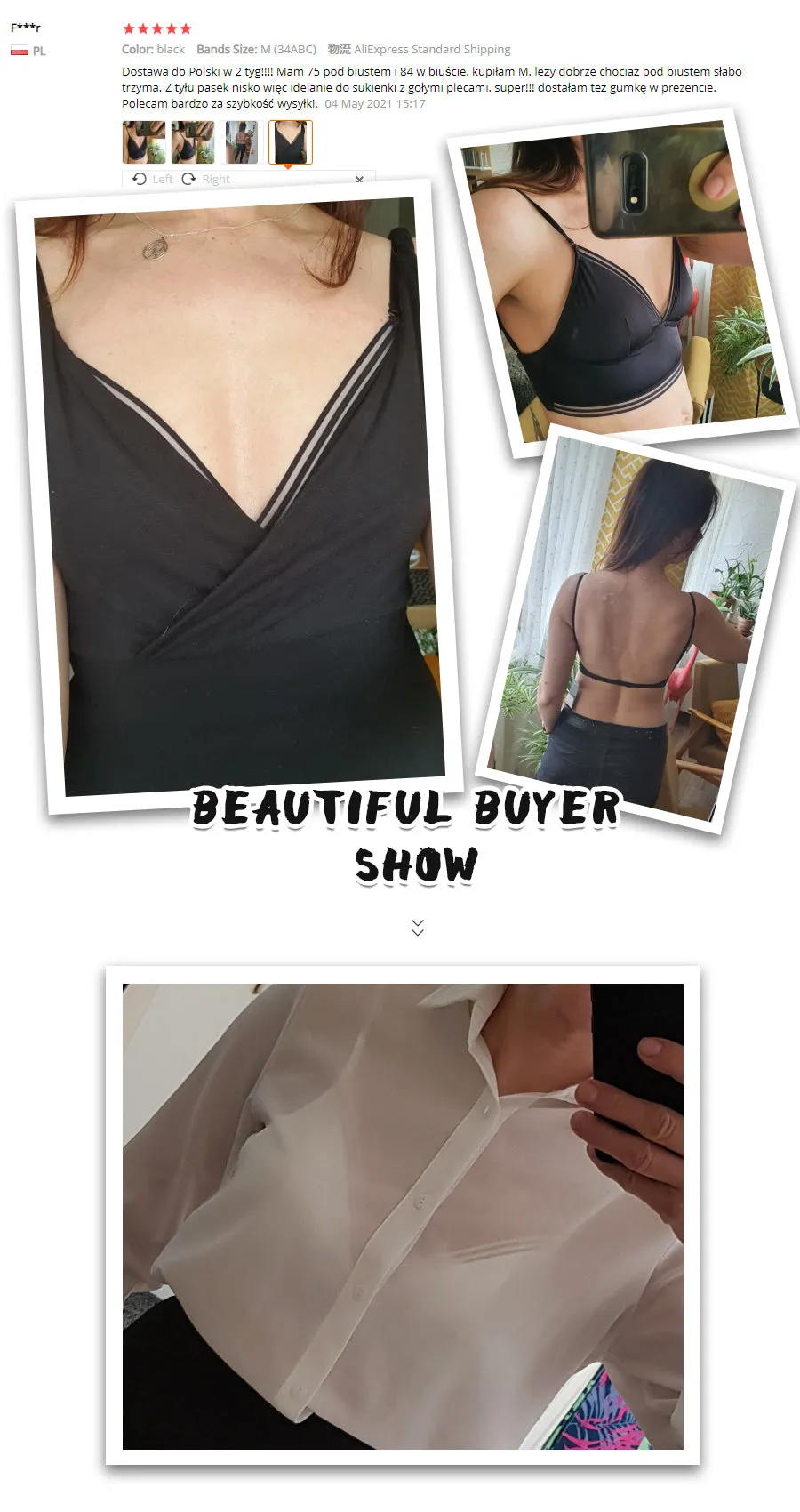 Fashion Soft New bras Bralette Low Back Bra Push Up bras top Padded Lingerie Female Underwear