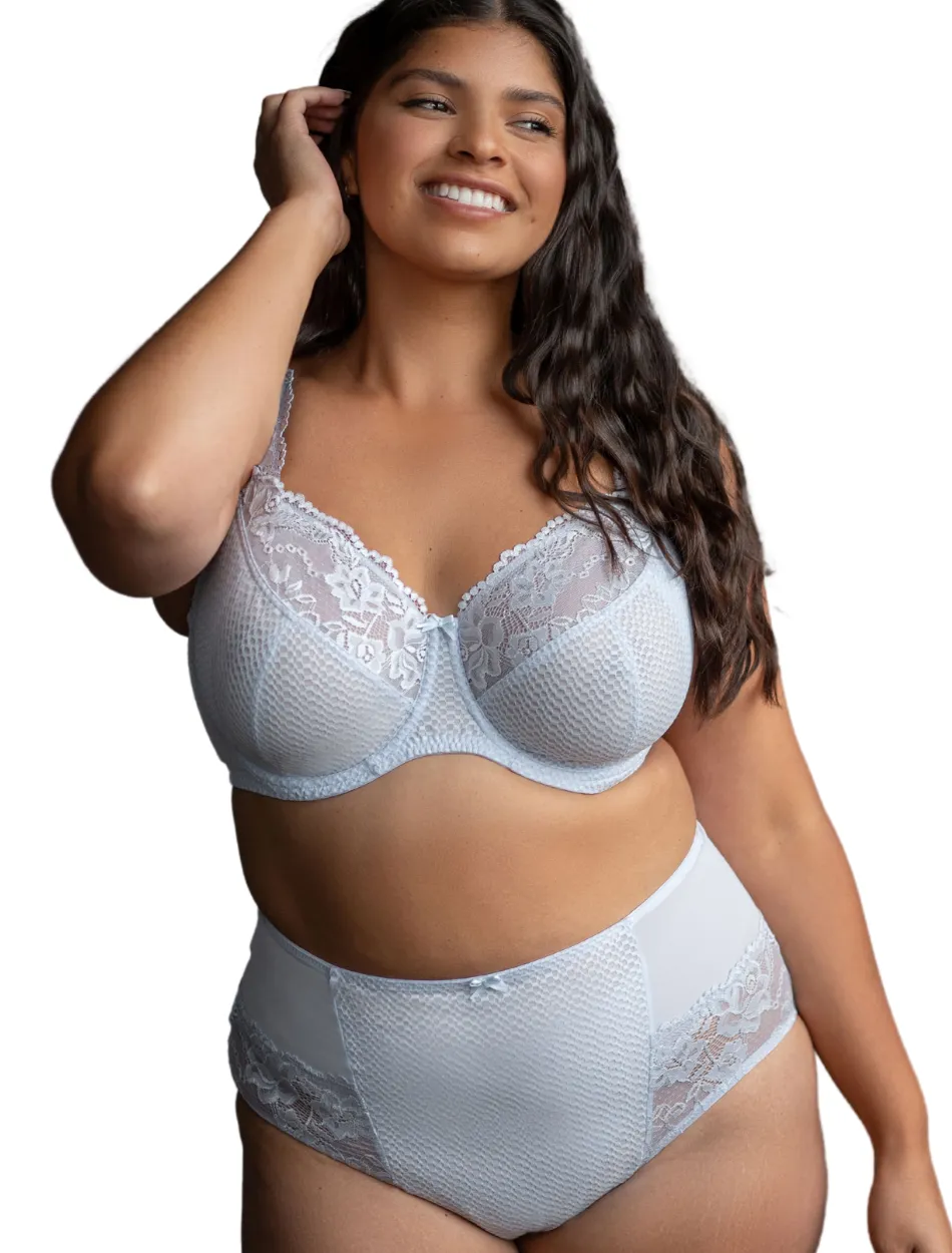 Fit Fully Yours Serena Underwire Lace Bra Collection, Steel Blue