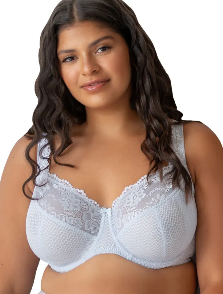 Fit Fully Yours Serena Underwire Lace Bra Collection, Steel Blue