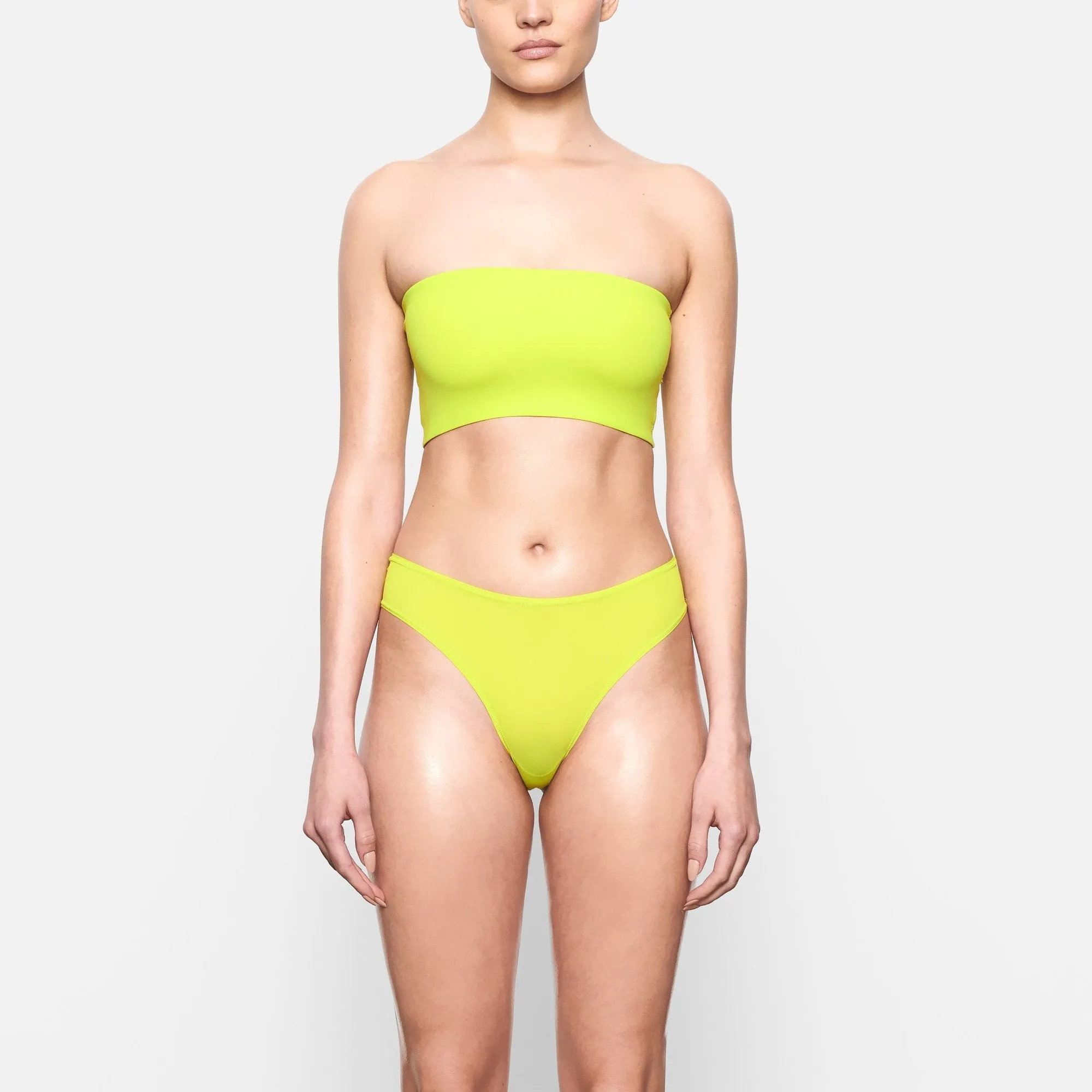 FITS EVERYBODY BANDEAU BRA | NEON LIME