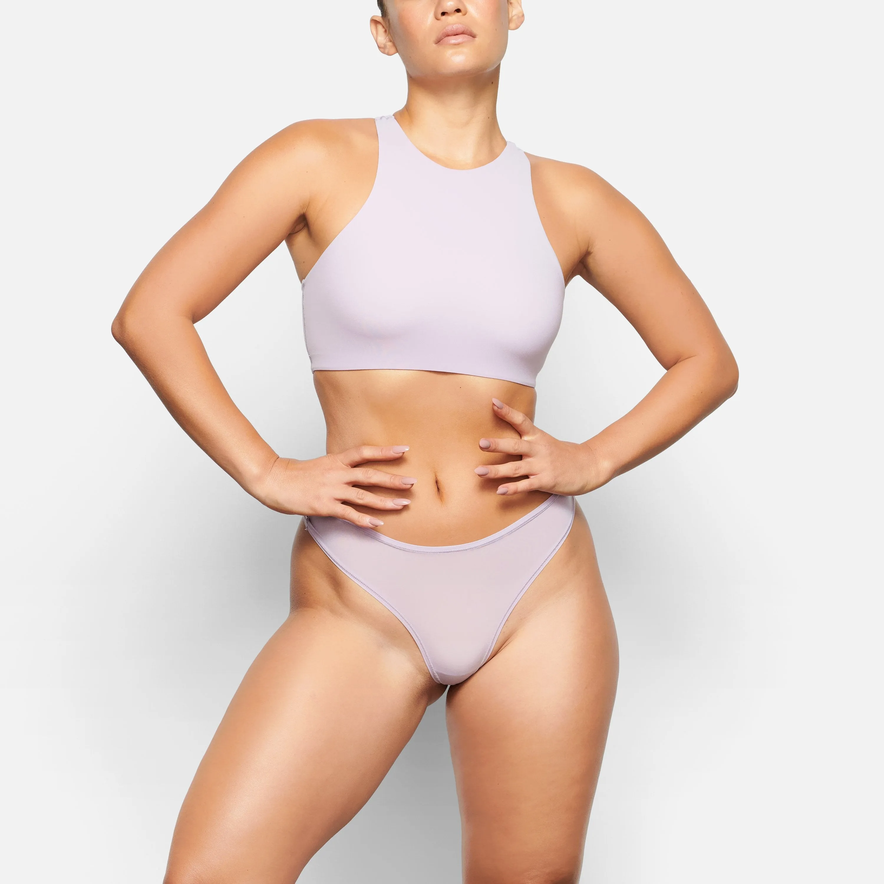 FITS EVERYBODY HIGH NECK BRA | IRIS MICA