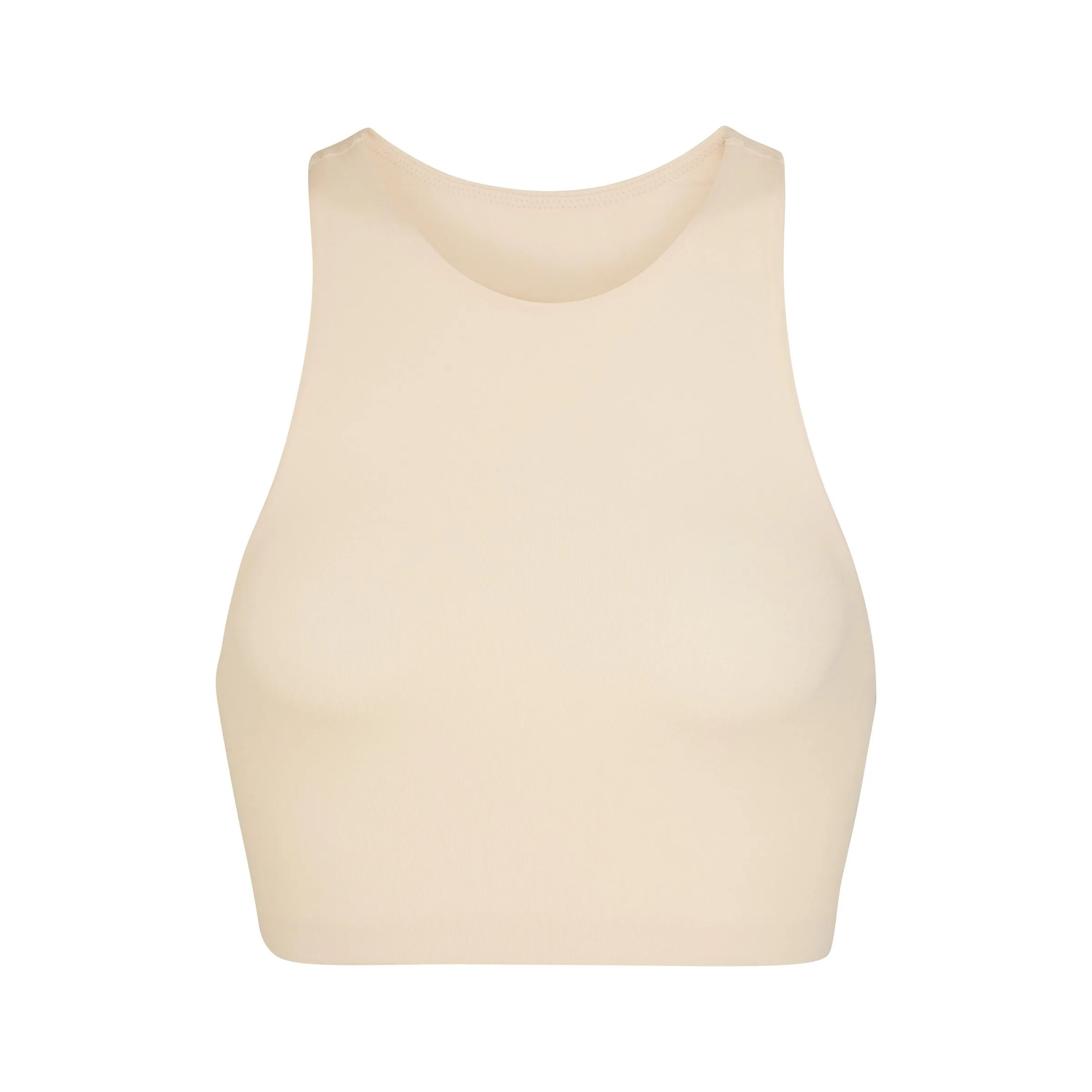 FITS EVERYBODY HIGH NECK BRA | SAND