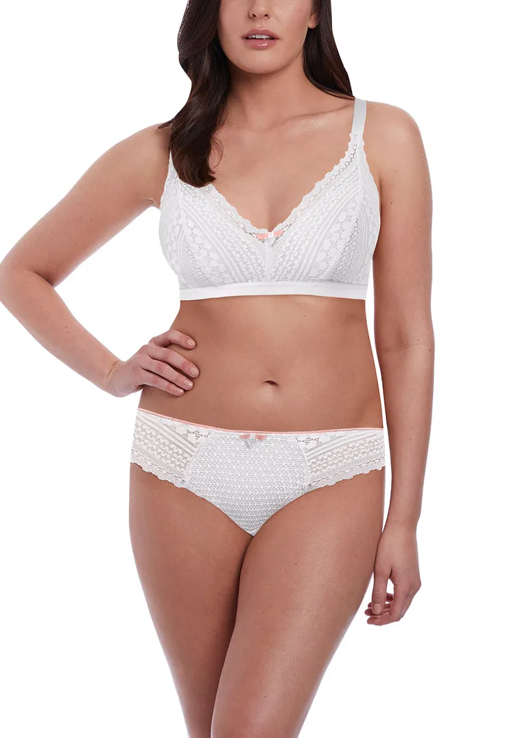 Freya Daisy Lace Bralette, White