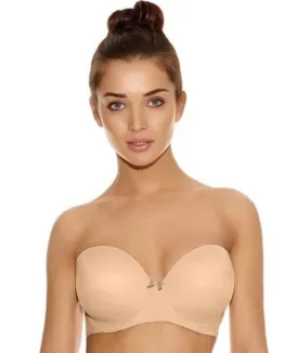 Freya Deco Underwired Moulded Strapless Bra - Nude