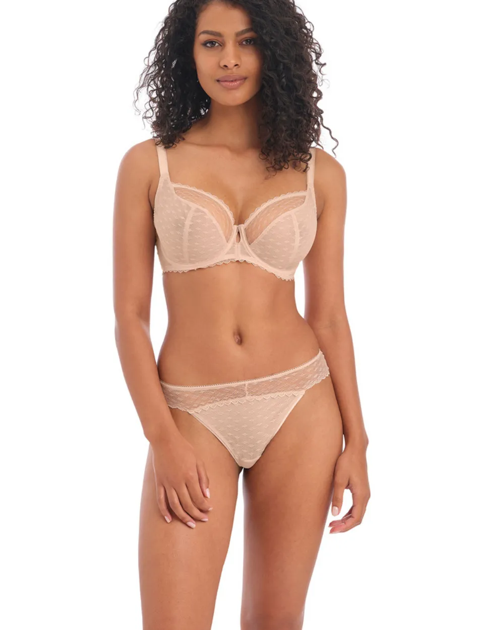 Freya Signature UW Plunge Bra, Natural Beige