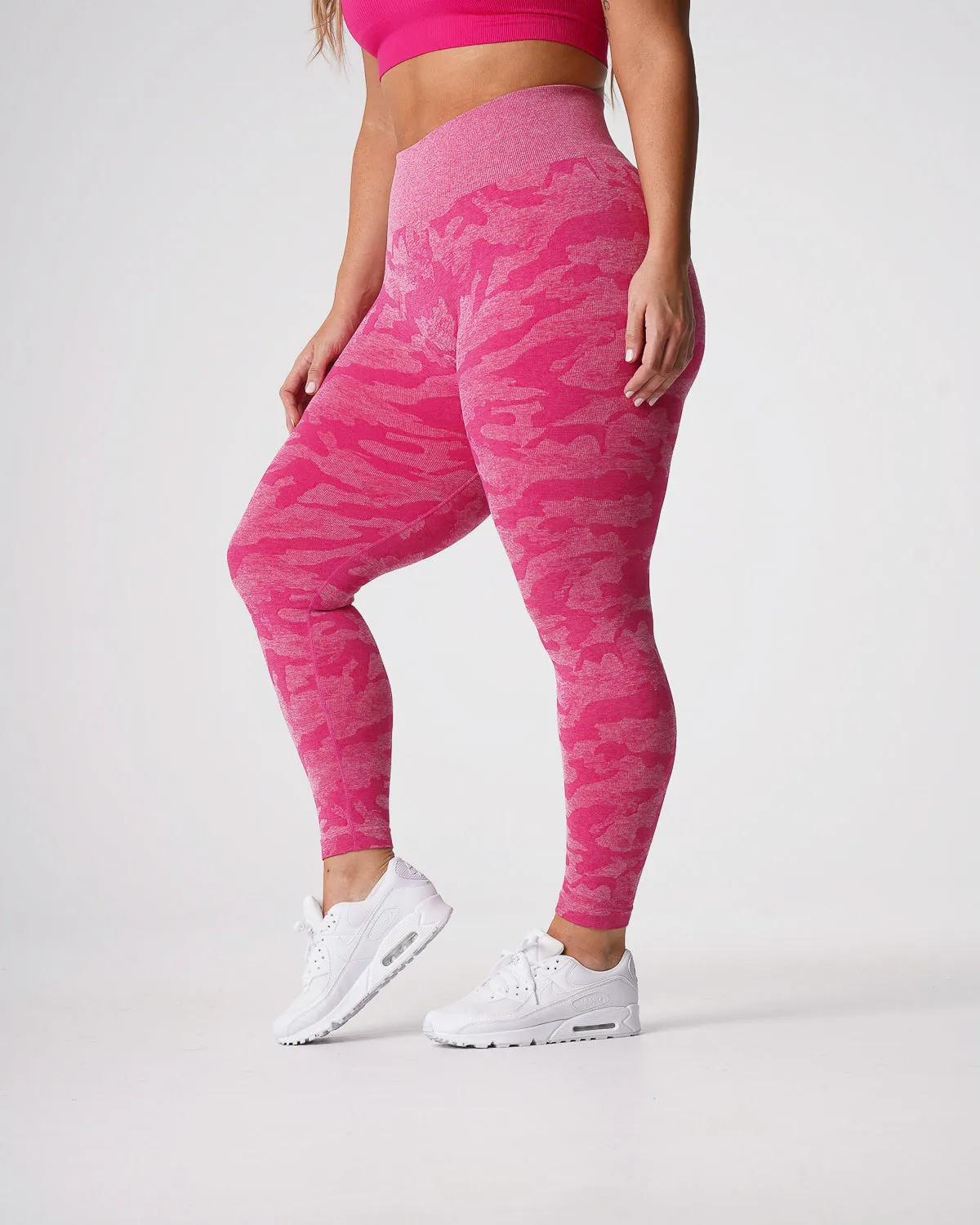 Fuchsia Camo Seamless Leggings