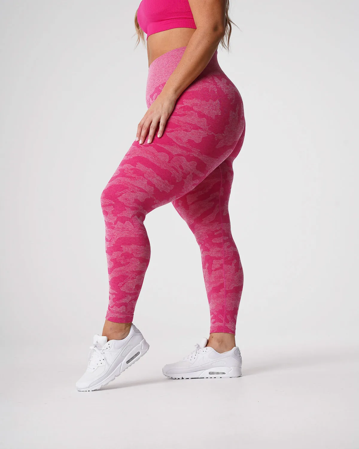 Fuchsia Camo Seamless Leggings